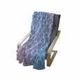 thumbnail image 3 of Abstract Art Soft Flannel Fleece Throw Blanket, Fish Skin Pattern Half Circles Geometric Mermaid Tail Pastel Tones, Cozy Plush for Indoor and Outdoor Use, 70" x 90", Pink and Azure Blue, by Ambesonne, 3 of 5