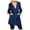 Dark blue, variant on Duoif Rain Jacket Women, Women's Raincoats with Hood Windbreaker with Belt Lightweight Long Rain Jackets Outdoor Trench Coat Jackets for Women Black L