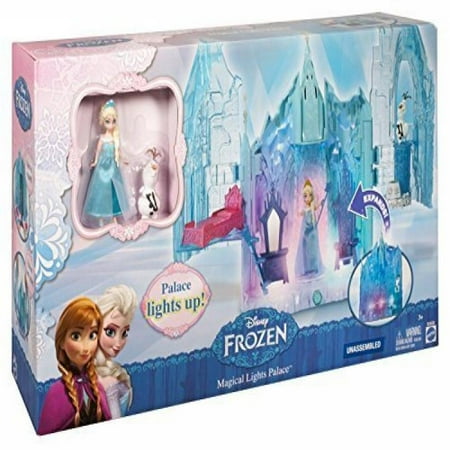 Disney Frozen Small Doll Elsa and Magical Lights Palace Exclusive Playset