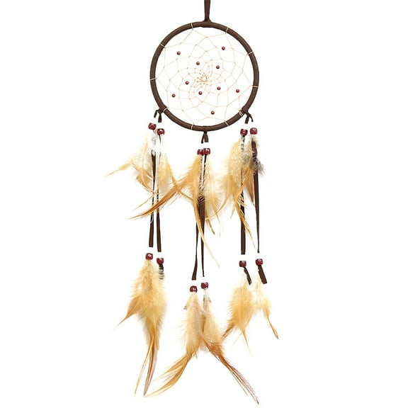 Handmade Feather Dreamcatcher, Indian-Style Dreamcatcher, Dreamcatcher with Mesh, Children'S Bedroom And Car Decor, Home Decor, Birthday Party Decorations.