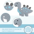 thumbnail image 2 of HAOAN Baby Teething Toys, Silicone Baby Teether Pacifier Clip for 0-6 6-12 Months (Blue), 2 of 7