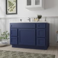 thumbnail image 2 of 48 in. W x 21 in. D x 32.5 in. H Bath Vanity Cabinet without Top in Blue, 2 of 5