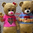 thumbnail image 2 of Disfraces de mascotas de osos de peluche masculinos y femeninos de alta calidad, accesorios de películas, juegos de rol, juegos de carnaval, tamaños para adultos 1332, 2 of 5