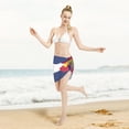 thumbnail image 6 of Women Flag Of Colorado Sarong Coverups Chiffon Short Swimsuit Wrap Skirt Beach Bikini Tie Cover Up Wraps, 6 of 7