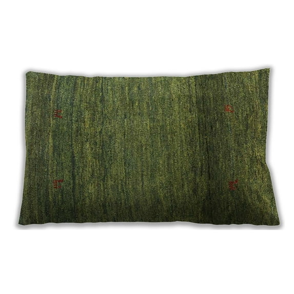Ahgly Company Outdoor Rectangular Contemporary Lumbar Throw Pillow, 13 inch by 19 inch