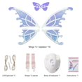 thumbnail image 1 of Alas de mariposa eléctricas brillantes con música, ala de hada móvil brillante para niños, fiesta de cumpleaños, Navidad y Halloween, vestido, 1 of 4