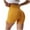 Yellow, variant on Hvot&aat Butt Lift Biker Shorts for Women - Buttery Soft Summer High Waisted Tummy Control Athletic Workout Yoga Shorts