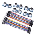 thumbnail image 4 of FLAMEEN 5Pcs Ultrasonic Distance Measuring Module For RaspberryPi+Male To Female Jump Wire HC‑SR04,Distance Measuring Module With Jump Wire,Ultrasonic Sensor For Raspberry Pi, 4 of 8