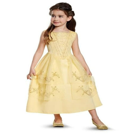 DISNEY BEAUTY AND THE BEAST - BELLE BALL GOWN CLASSIC TODDLER COSTUME-3T-4T