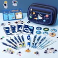 thumbnail image 3 of 30PCS Kawaii Space Backpack with Pencil Case & Stationery Set, 3 of 7