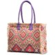 thumbnail image 1 of LHSHID Women Canvas Handbag Ethnic Style Tote Bag Retro Shoulder Bag with Tassels Summer Beach Bag Bohemian Top Handle Bag, 1 of 6