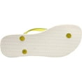 thumbnail image 4 of Havaianas Womens Slim Paisage Sandals 4132614 White Yellow 41 42, 4 of 7