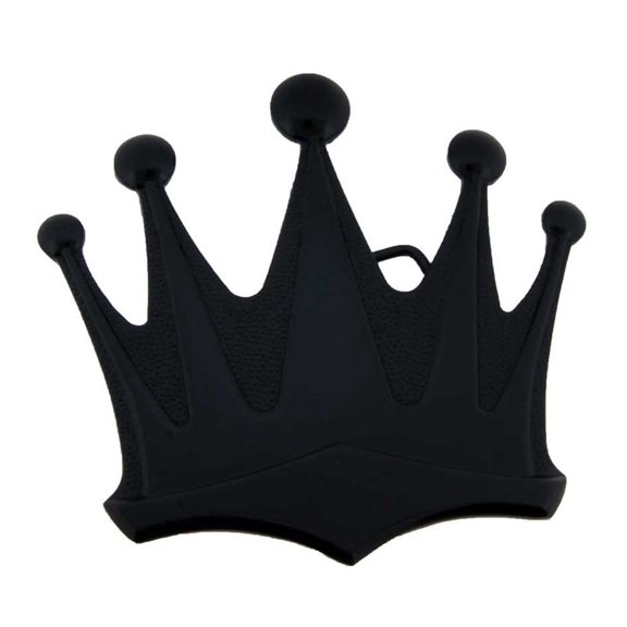 Royal Crown Black Belt Buckle Metal Costume Gift Fashion Tattoo Unisex Gift