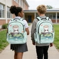 thumbnail image 2 of Uorisanigo Lake Otter Print Backpack Set for Boys 5-15, 17 Inch Schoolbag with Lunch Box, Water Bottle Bag and Pencil Holder, Casual School Bag with Adjustable Straps & Front Pocket, 2 of 7