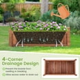 thumbnail image 5 of Amijoy Raised Garden Bed, 46" x 24" x 16" Wooden Planter Box with 4 Drainage Holes, Raised Garden Bed for Vegetables, Flowers, 5 of 8