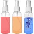 thumbnail image 1 of Botella de aerosol de 50 ml (3 piezas, sin líquido), pequeña botella de plástico transparente rellenable vacía de niebla fina, muy adecuada para viajes, cosméticos, perfumes, líquidos de limpieza, a, 1 of 5
