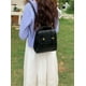 thumbnail image 1 of LHSHID Vintage women backpacks PU leather Female Shoulder Bag Multifunction Ladies backsmall totes hand bag DaySoftback black, 1 of 6