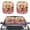 Beach Starfish, variant on Binienty Wildlife Elk Auto Sun Shade Windshield Easy Fold Car Front Window Sun Shade 2 Piece UV Protection Heatshield Reflective Sunvisor for SUV Truck Van
