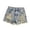 Dark Blue, variant on Girls Snow Washed Distressed Denim Shorts, Elastic High Waist Frayed Raw Hem Ripped Jean Shorts, Vintage Destroyed Summer Casual Kids Bottoms for Daily Wear(Dark Blue,10-11 Years)