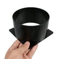 thumbnail image 3 of KAKOWELY Dryer Duct Connector Duct Connector Flange Black ABS Replacement 1Pcs, 3 of 8