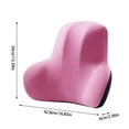thumbnail image 3 of LLDYYDS High Back Support Pillow for Office Chair Fully Support Entire Back for Pain Relief and Comfort - Memory Foam Lumbar Support Pillow for Office Chair, 3 of 9