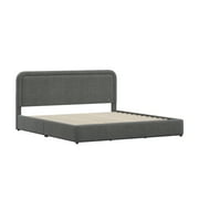 Better Homes & Gardens Juliet King Platform Bed, Gray