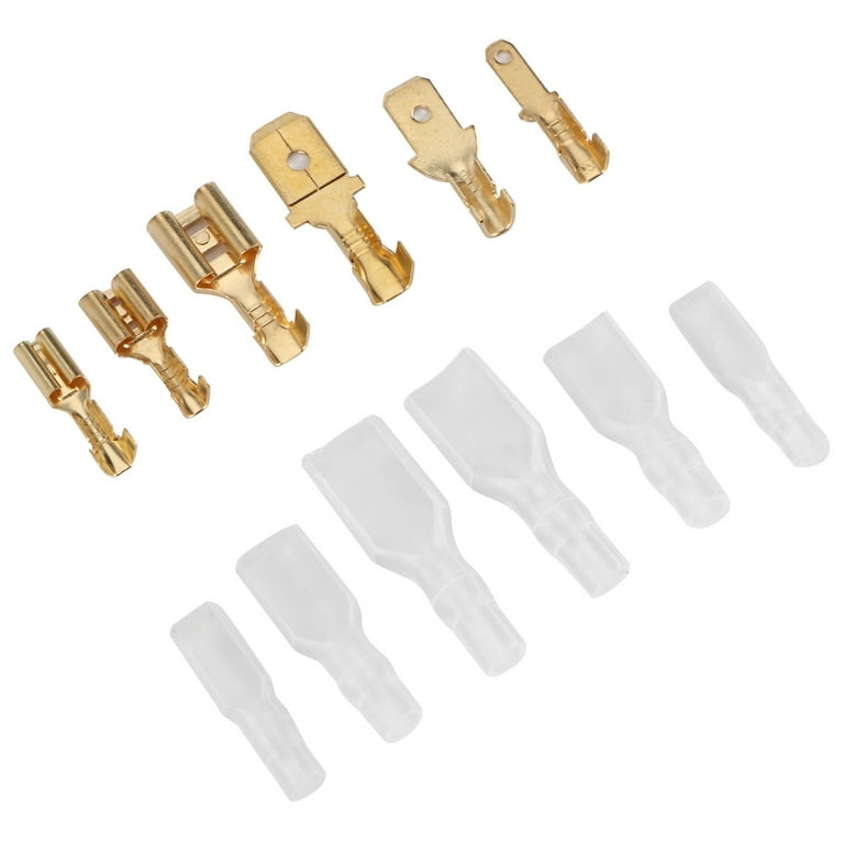 Kit Connettori Elettrici A Crimpare | Feruli Isolate 2.8/4.8/6.3mm | Per Auto E Casa - Foto 10