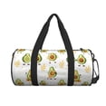 thumbnail image 2 of Fotbe Lovely Avocado Pattern Foldable Sports Gym Bag with Wet Dry Pocket, Ultralight Travel Bag, Large Capacity Duffel Bag, Splash Proof Carry on Bag, Overnight Bag, Weekender Bag, 2 of 8
