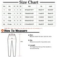 thumbnail image 3 of Zuesphe Casual Pants for Women Summer Cotton Capri Pants for Women Elastic Waist Womens Wide Leg Pants Casual Work Cargo Pants Women Plus Size Tall, 3 of 6