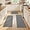 Grey, variant on Kitchen Mats for Floor 3 Piece Set Non Slip Kitchen Rugs Washable Farmhouse Kitchen Floor Mats Thick Long Area Rug Carpet Runner for Hallway Entryway Laundry Bathroom, Black