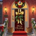 thumbnail image 6 of Christmas Element Prints Door Cover, 35 X 71 inch Xmas Tree Door Banner for Holiday Backdrop Party Supplies, 6 of 6