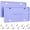 Purple 2 Pack, variant on 2 Pack Silicone License Plate Frame Front Back License Plate Cover License Plate Bracket Holder Rust-Proof, Rattle-Proof, Weather-Proof, for US CA Standard Cars (Purple)