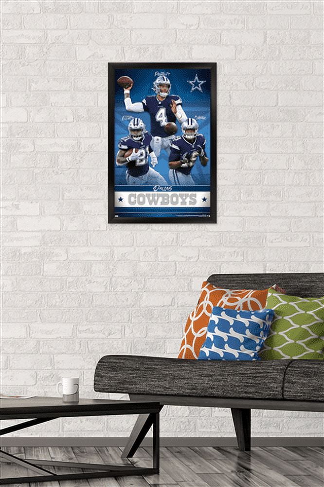 Trends International Nfl New Orleans Saints - Triplets 21 Framed