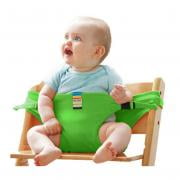 Jeobest Baby Seat Belt Strap - Baby Seat Support - Baby Seat Strap - Safe Seating Strap - Baby Seat Belt Strap Dining Chair Seat Belt Baby Travel Chair Booster Safety Seat Strap Belt (Green)