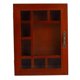 thumbnail image 1 of Vintage Wooden Jewelry Box with Acrylic Lid Multicompartment Storage Organizer for Rings Bracelets Gems 9 Compartments, 1 of 4