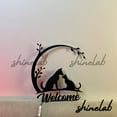 thumbnail image 3 of Shinelab Tree Dog Cat Metal Sign LED Wall Art, Custom Funny Cat Tree Decor Gifts 12593, 3 of 3