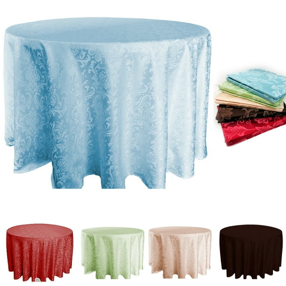 1 Linen Tablecloth 70 in Round Polyester Table Cover 5 Color Party Wedding Event