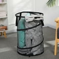 thumbnail image 7 of HongHeng Clearance Under $2.00 Collapsible Mesh Popup Laundry Hamper, Foldable Dirty Clothes Basket ,Up Collapsible Mesh Laundry Hamper, Great for Kids Room/College Dorm/Travel, 7 of 7