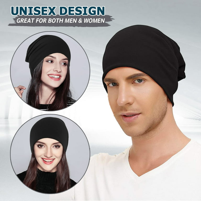 EINSKEY Cotton Slouchy Beanie Hat, Lightweight Oversize Skull Cap