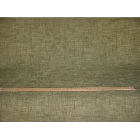 - Silk Crafts Raffia in Forest - Moss Green / Basil Linen Basketweave Tweed To the Trade / Designer Upholstery Drapery Fabric - By the Yard