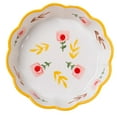 thumbnail image 3 of Ceramic Salad Bowl Dessert Bowl Adorable Pattern Wave Bowl Breakfast Bowl, 3 of 8