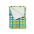 thumbnail image 2 of Plaid Soft Flannel Fleece Blanket, Traditional Scottish Inspired Geometric Abstract Illustration Grid Horizontal Lines, Cozy Plush for Indoor and Outdoor Use, 60" x 80", Multicolor, by Ambesonne, 2 of 5