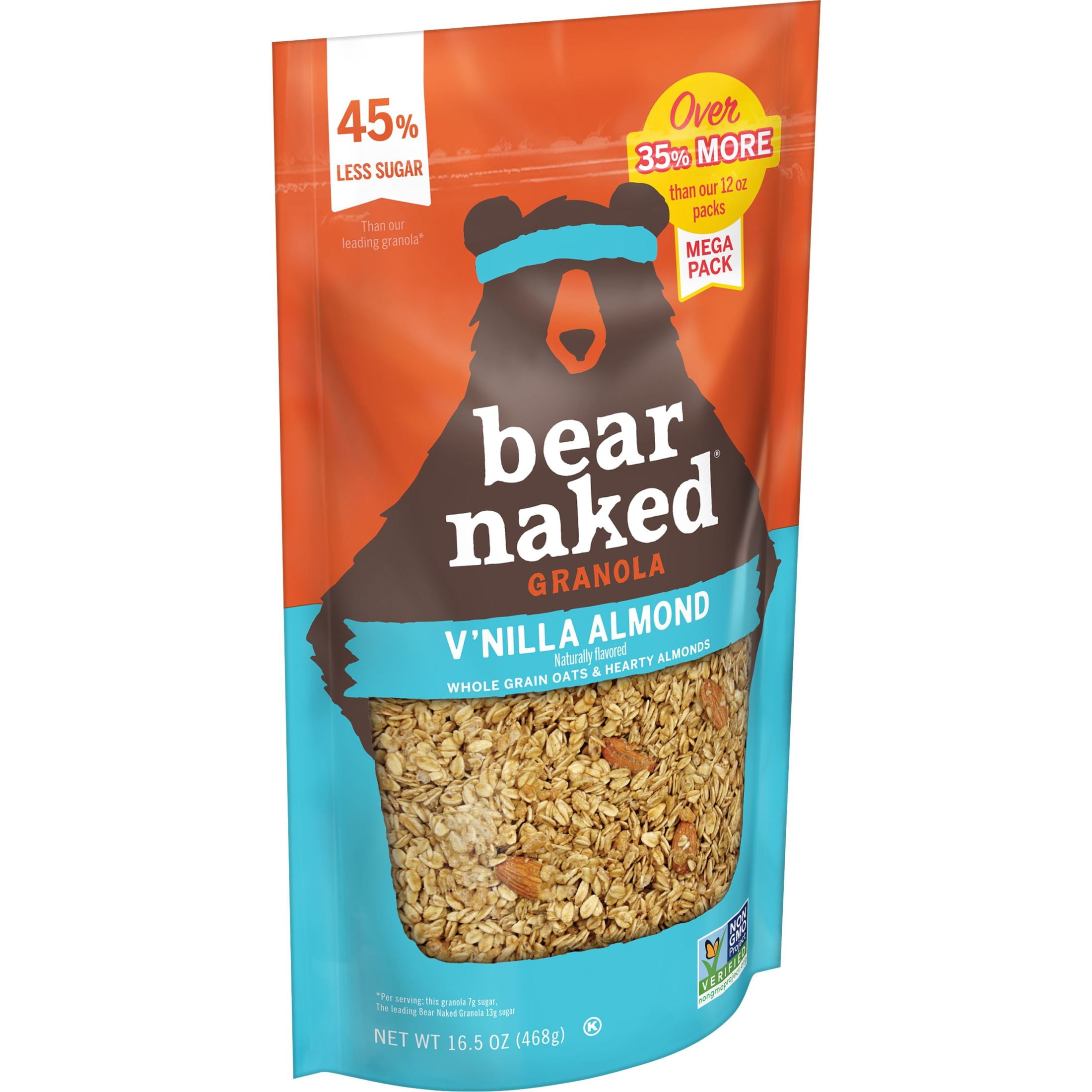 Bear Naked Granola Cereal, Vanilla Almond, 16.5 oz