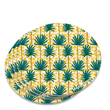 

Palm Trees and Dots Novelty Coaster Set