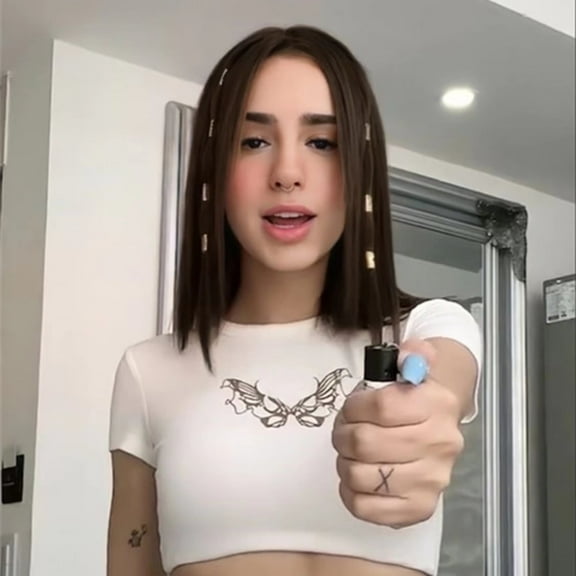 UTOURS Brown Wigs for Women Straight Short Bob Wigs Synthetic Wefted Wig Caps