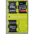 thumbnail image 1 of Standard SD Card Holder Credit Card Size Secure Digital Memory Card Case (Yellow), 1 of 4