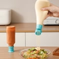 thumbnail image 2 of AOOOWER Pack Of 4 Condiment Squeeze Bottle Cap With Adapter for Precise Control Sauce Bottle Flipped Top Screw Lid Replacement, 2 of 10