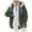 Army Green, variant on Plus Size Winter Coats for Women, Women Plus Size Winter Warm Loose Plush Zip Hooded Jacket Coat Shacket Jacket for Fall, Winter Gift for Women