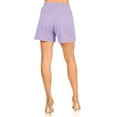 thumbnail image 3 of Women's Relaxed Fit Elastic Waistband Shorts for Summer Outfits, 3 of 3
