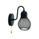 thumbnail image 1 of Aplique de Pared Industrial Negro Iluminación de Pared Lámpara de Pared para Escalera de Cabecera, 1 of 7